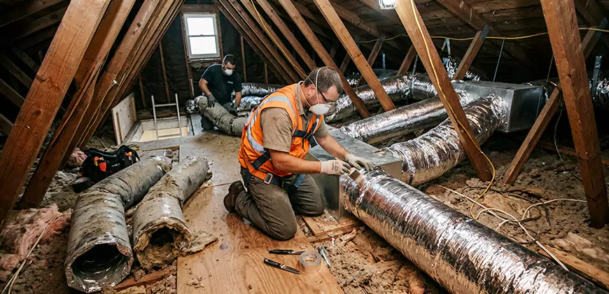 AC Duct Replacement in Reseda