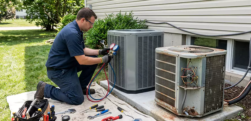 Seasonal AC Checkup in Reseda