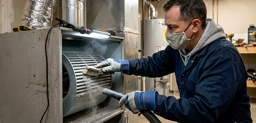 Commercial Vent Decontamination in Reseda