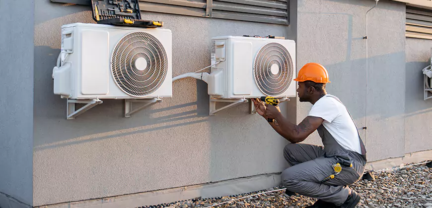 Central AC Outdoor Unit Cleaning in Reseda