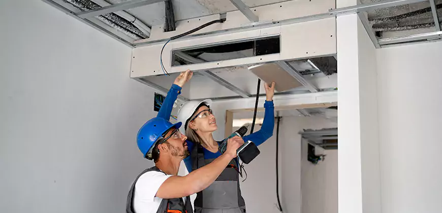 Duct Insulation and Condensation Repair in Reseda