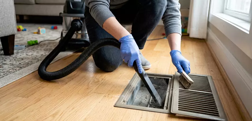 Ducted Heating Filter Cleaning in Reseda