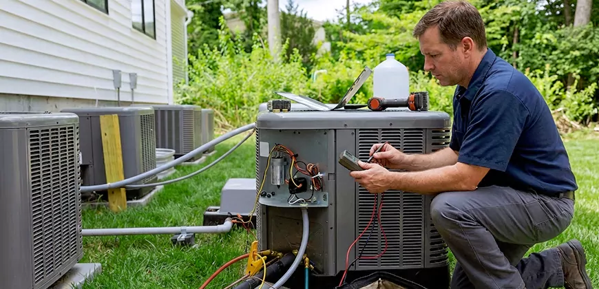 Heat Pump Conversion in Reseda
